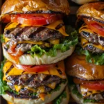 Juicy Homemade Beef Burgers