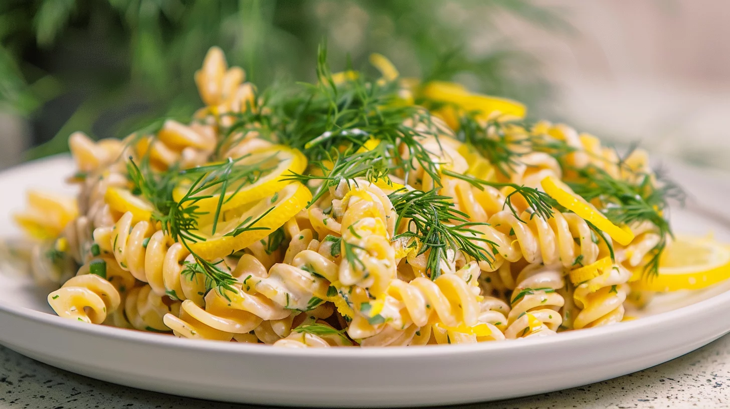Lemony Dill Pasta Salad