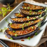 Miso Glazed Eggplants