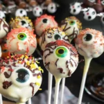 Monster Eyeball Cake Pops