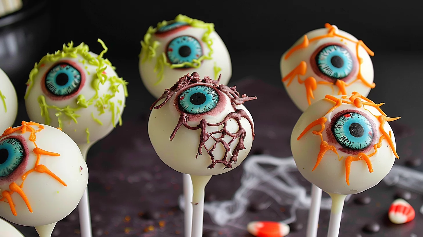Monster Eyeball Cake Pops