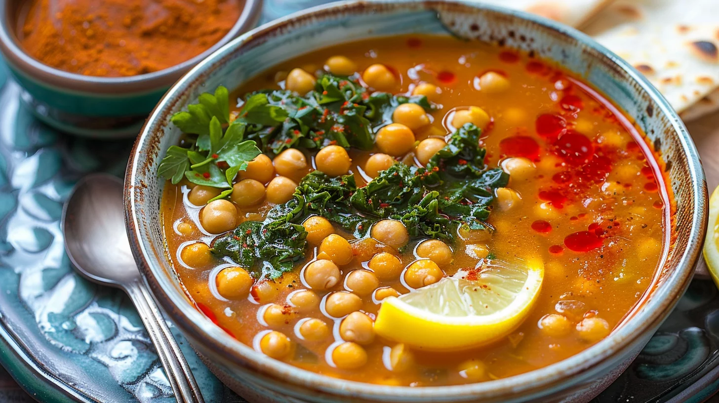 Moroccan Chickpea Soup