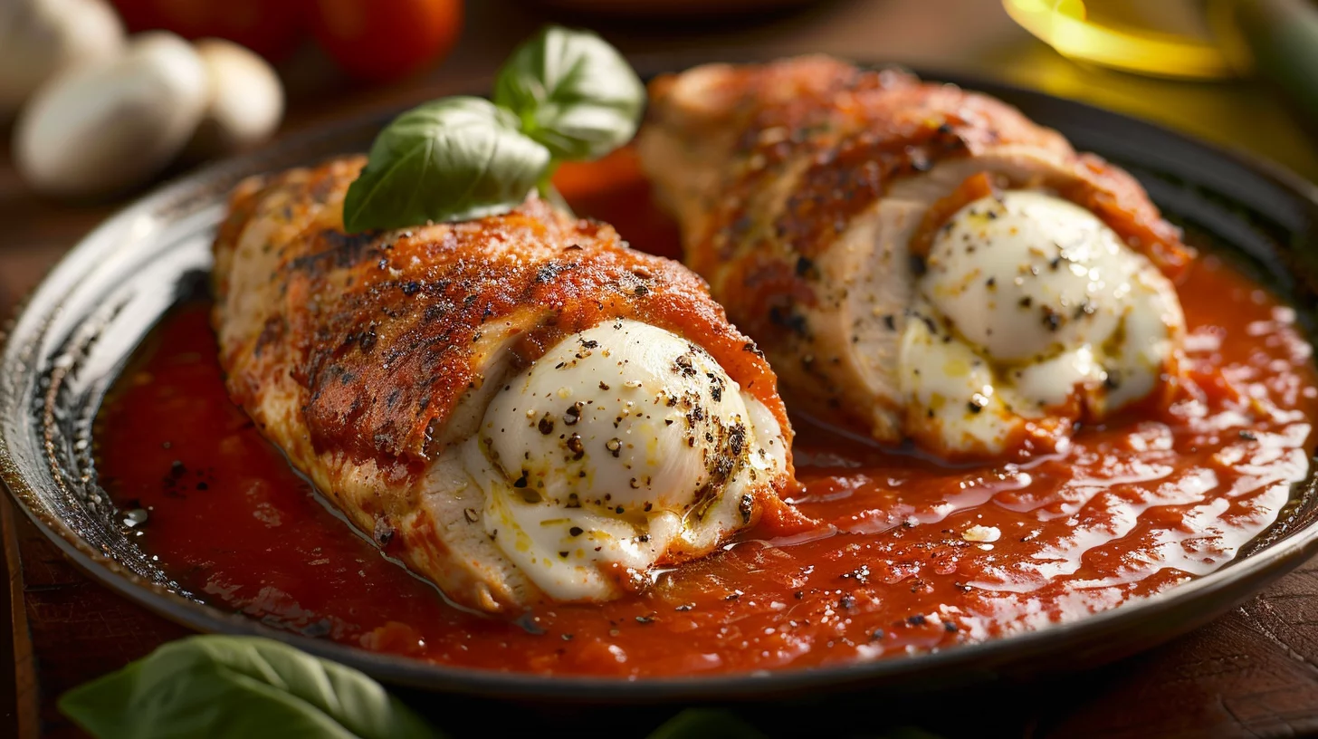 Mozzarella Stuffed Chicken