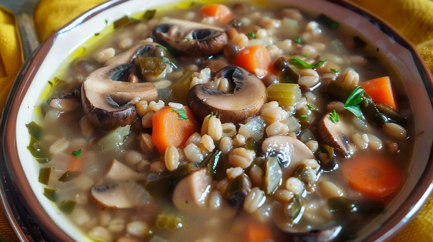 Mushroom Barley Soup