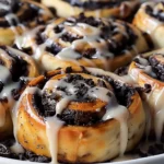 Oreo Stuffed Cinnamon Rolls