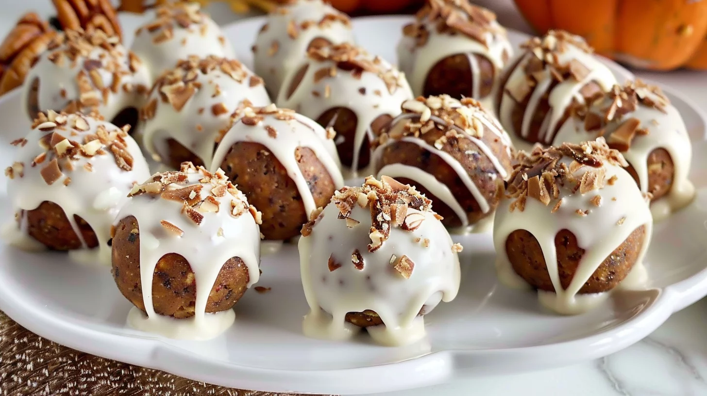 Pumpkin Spice Cake Balls