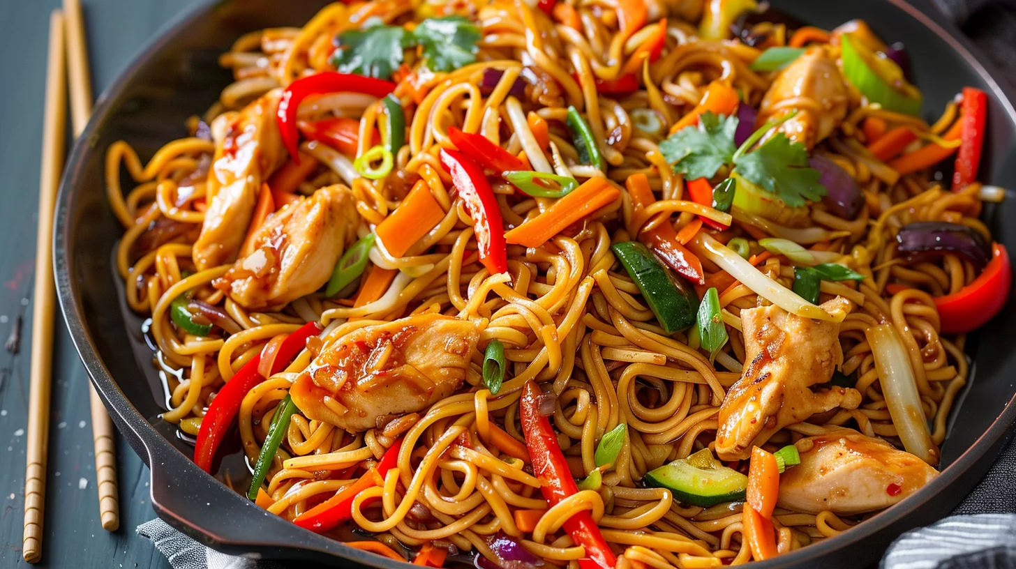 Quick Yakisoba Noodles