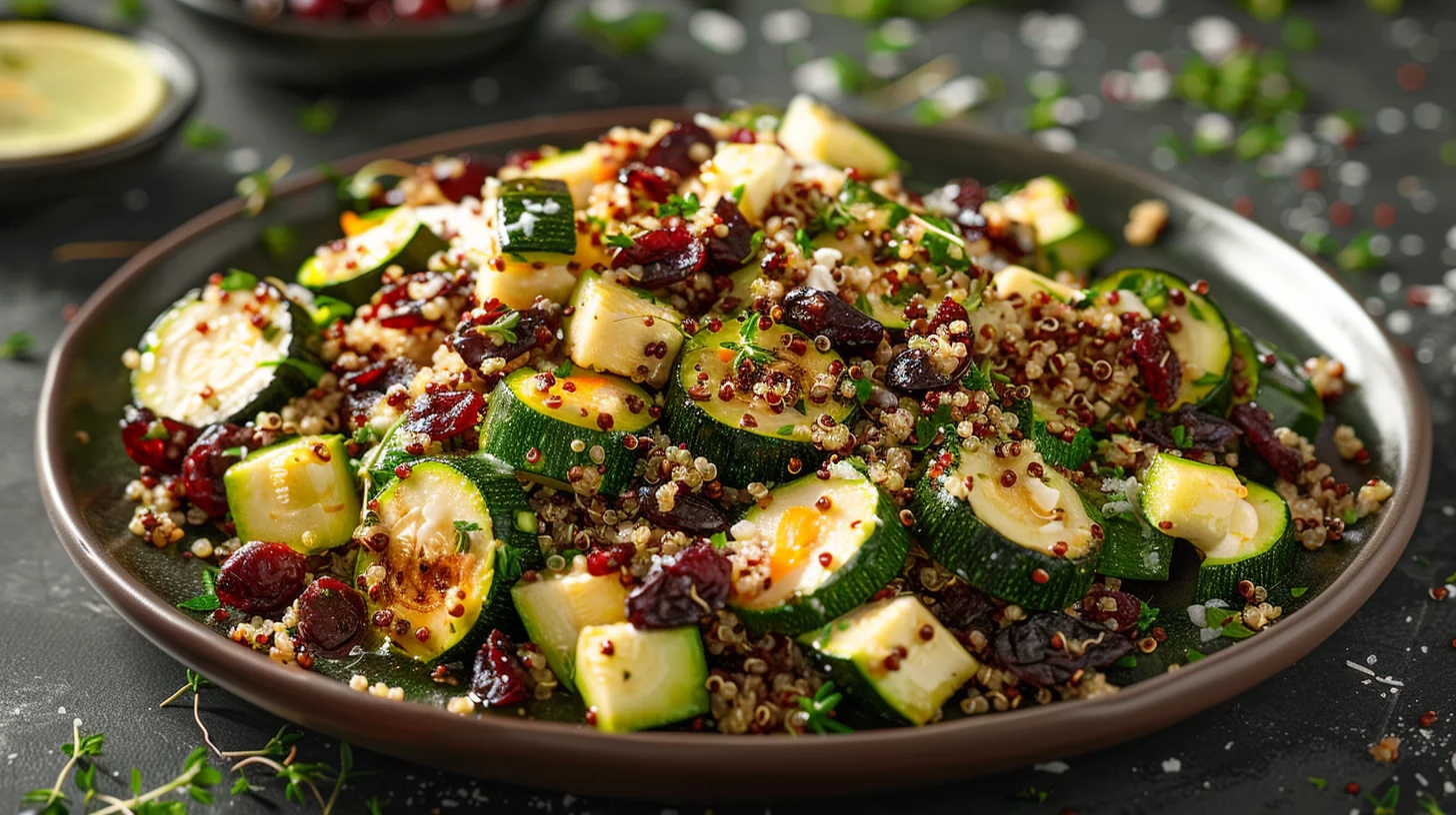 Quinoa Zucchini Salad
