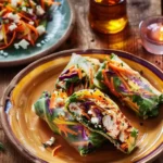 Rainbow Salad Wraps
