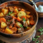 Rustic Beef Stew with Carrots & Potatoes