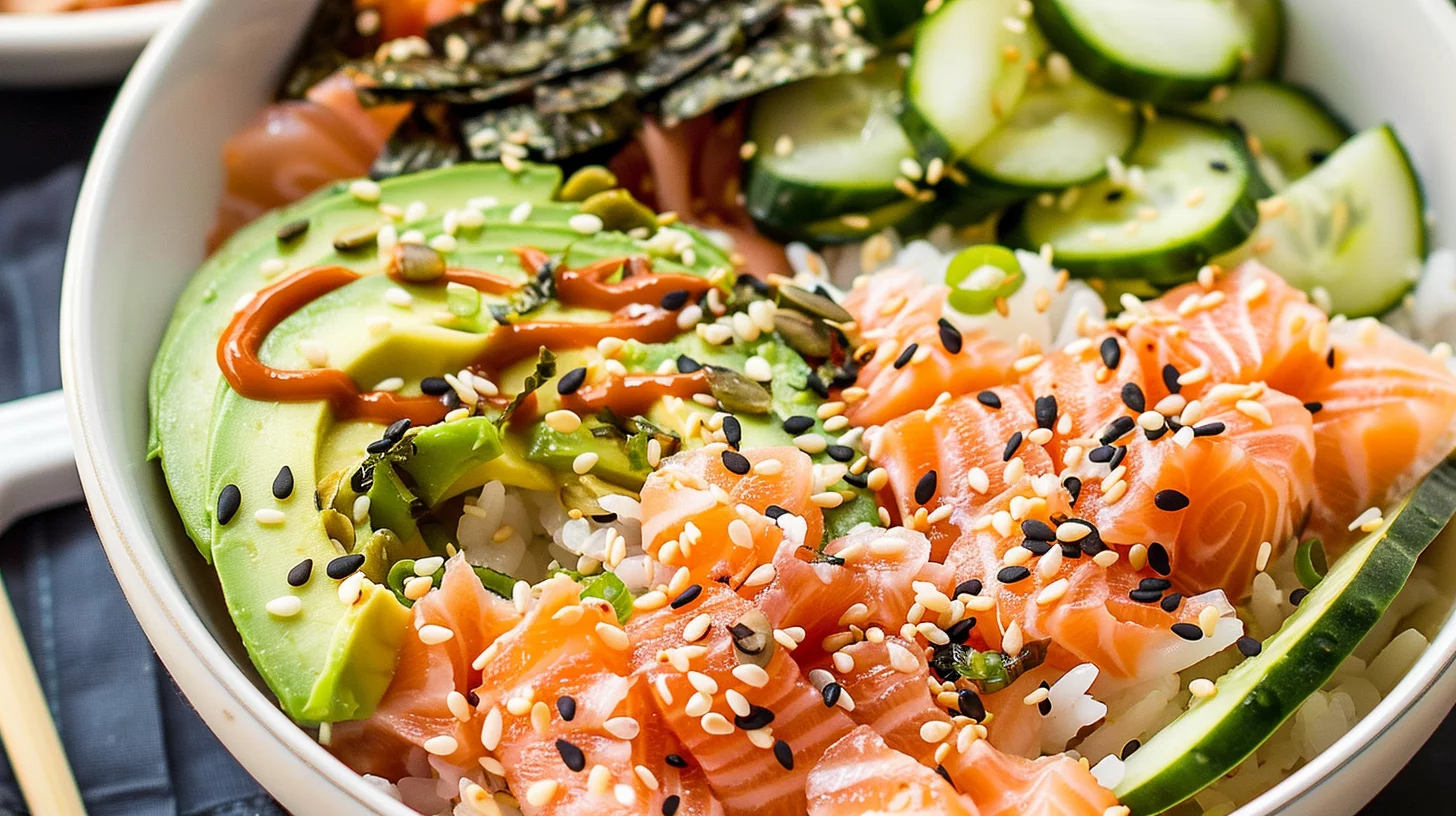 Salmon Sushi Bowls