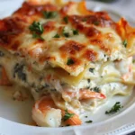 Shrimp Alfredo Lasagna