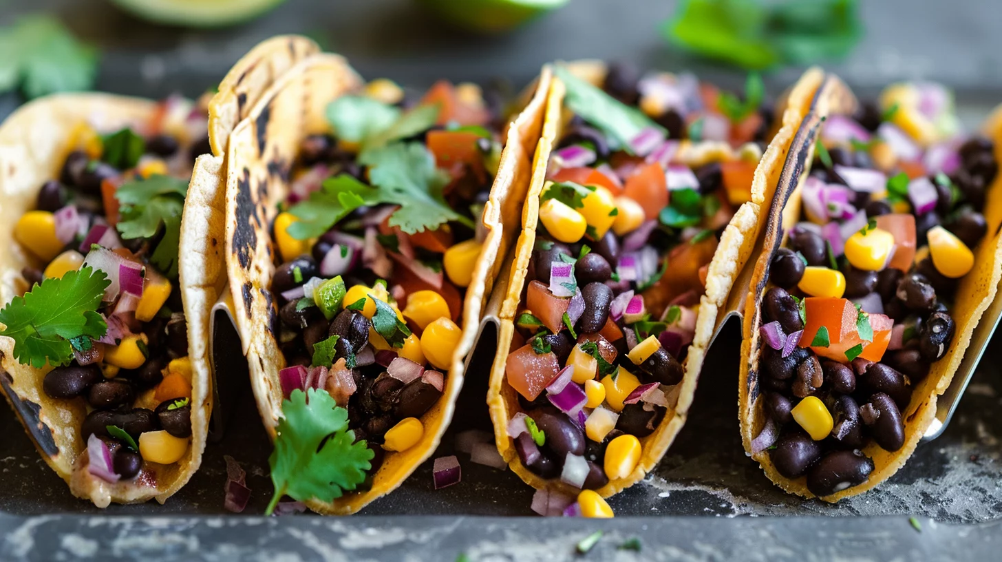 Spiced Black Bean Tacos