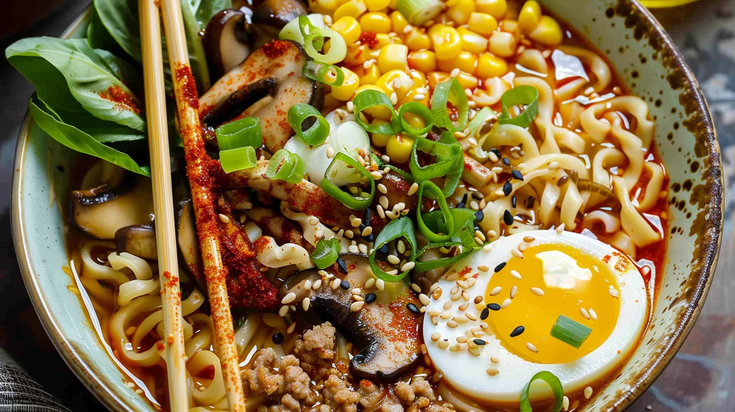 Spicy Miso Ramen With Egg
