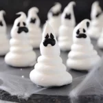 Spooky Ghost Meringues