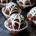 Spooky Spider Chocolate Truffles