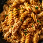 Sticky Garlic Chicken Pasta