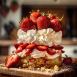 Strawberry Shortcake with Whipped Cream