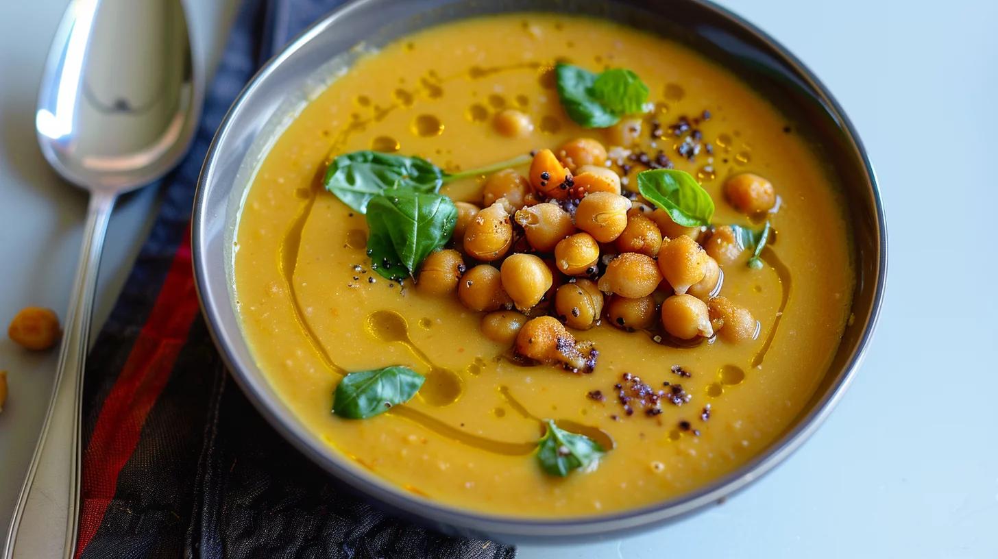 Sweet Potato Coconut Curry Soup