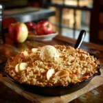 Warm Apple Crisp Dessert
