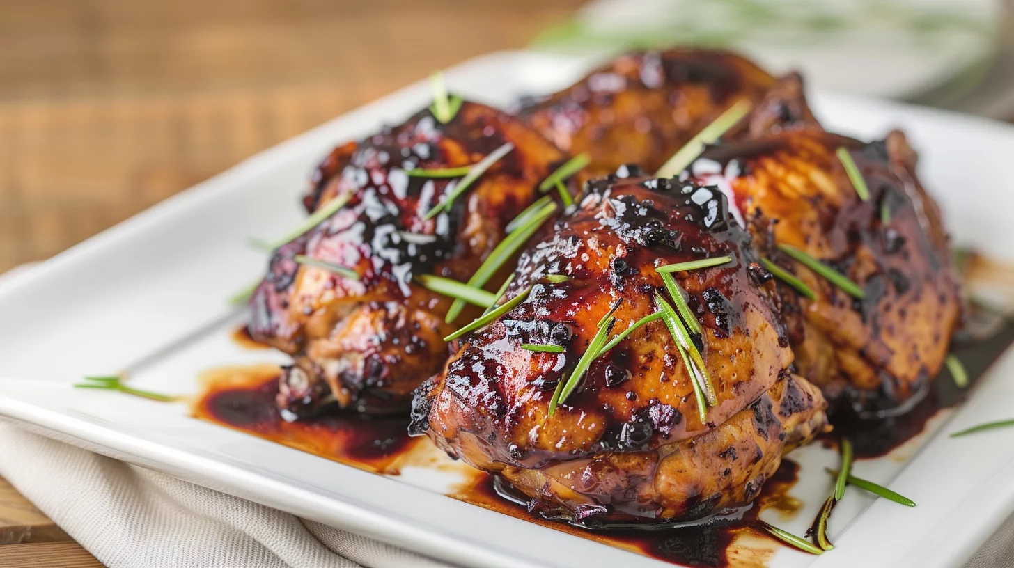 Balsamic Glazed Roasted Chicken