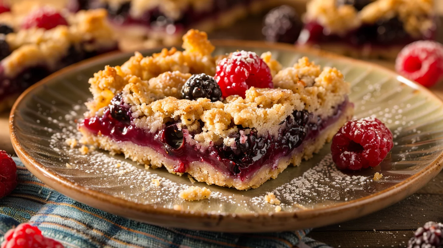 Berry Crumble Bars