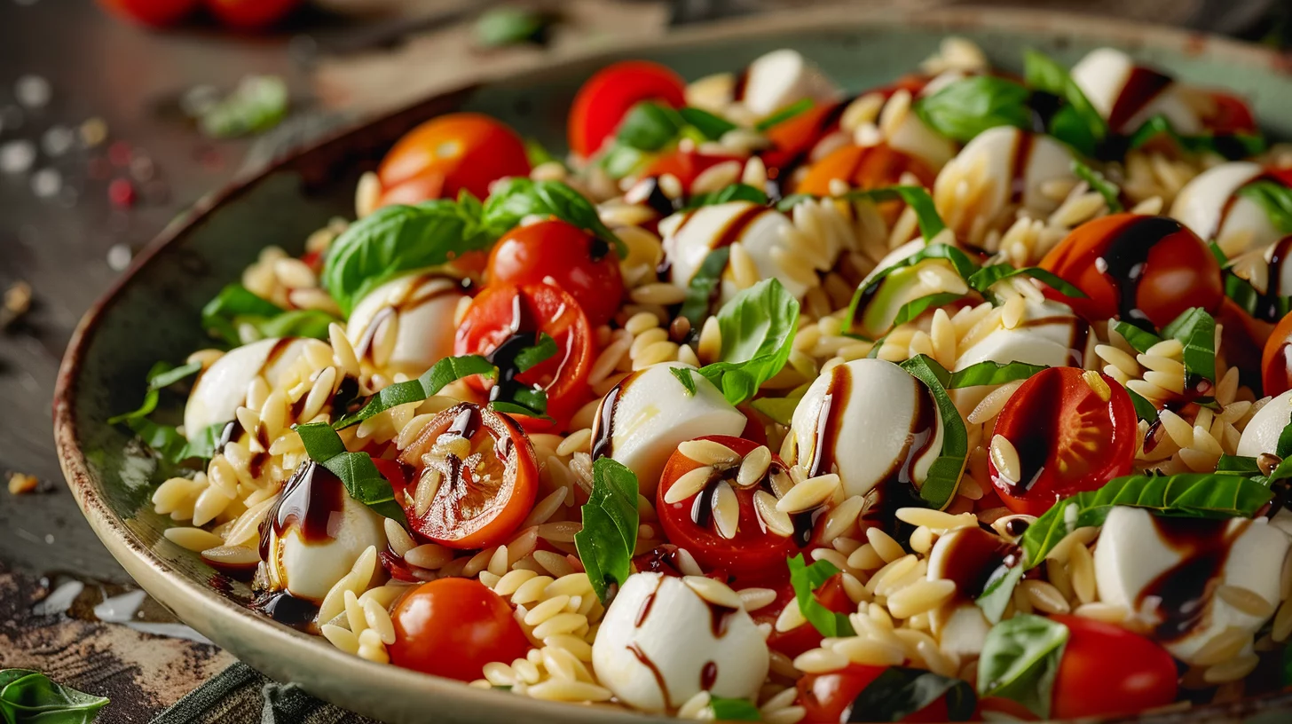 Caprese Orzo Salads