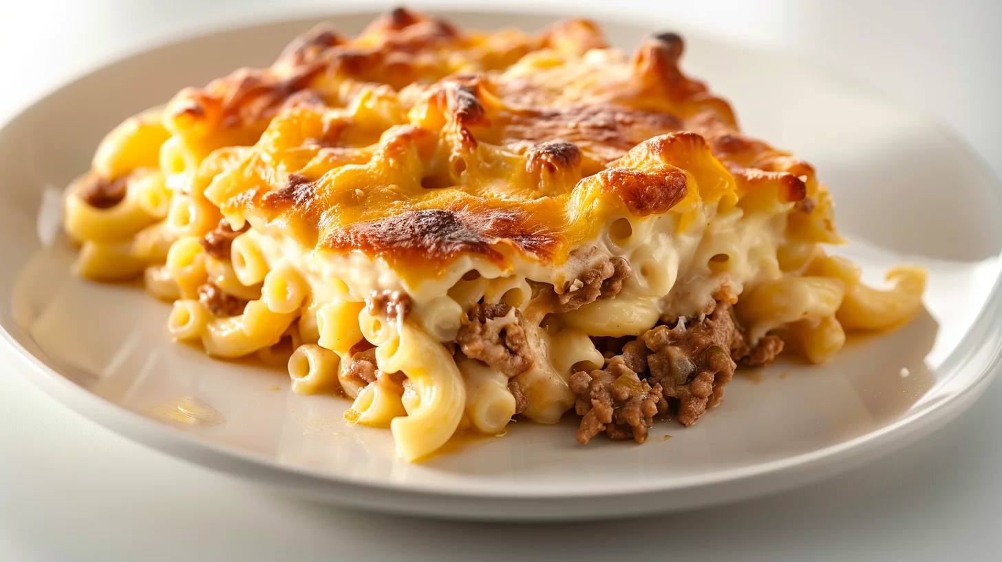Cheesy Baked Macaroni Casserole
