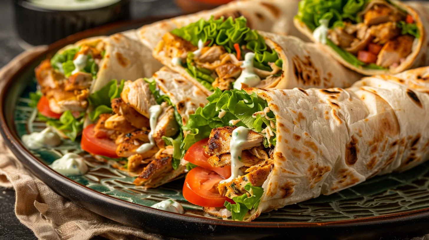 Chicken Shawarma Wraps
