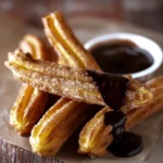 Churros with Chocolate Dipping Sauce