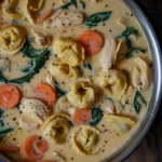 Creamy Chicken Tortellini Soup