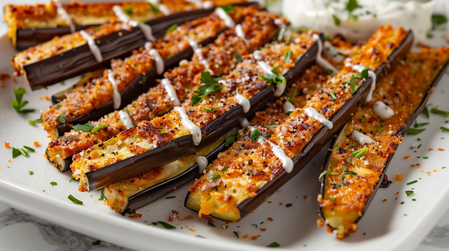 Crispy Baked Eggplant Fries