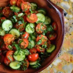 Cucumber Tomato Salad with Herbs