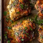 Garlic Herb Chicken Thighs