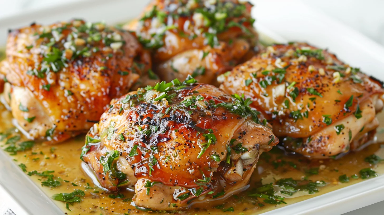 Garlic Herb Chicken Thighs