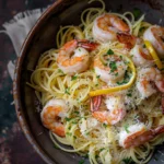 Garlic Lemon Shrimp Pasta