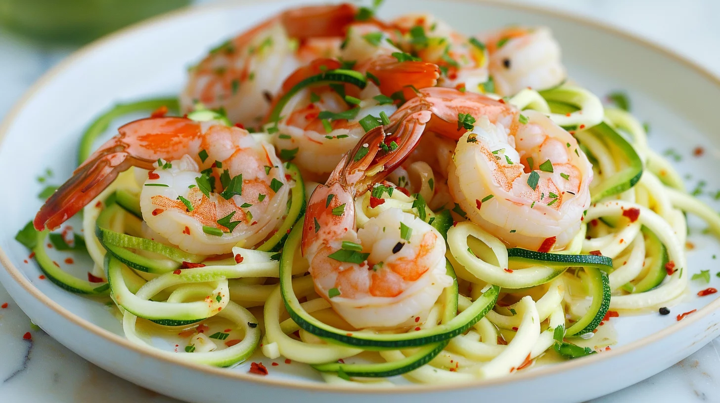Garlic Shrimp Zoodles