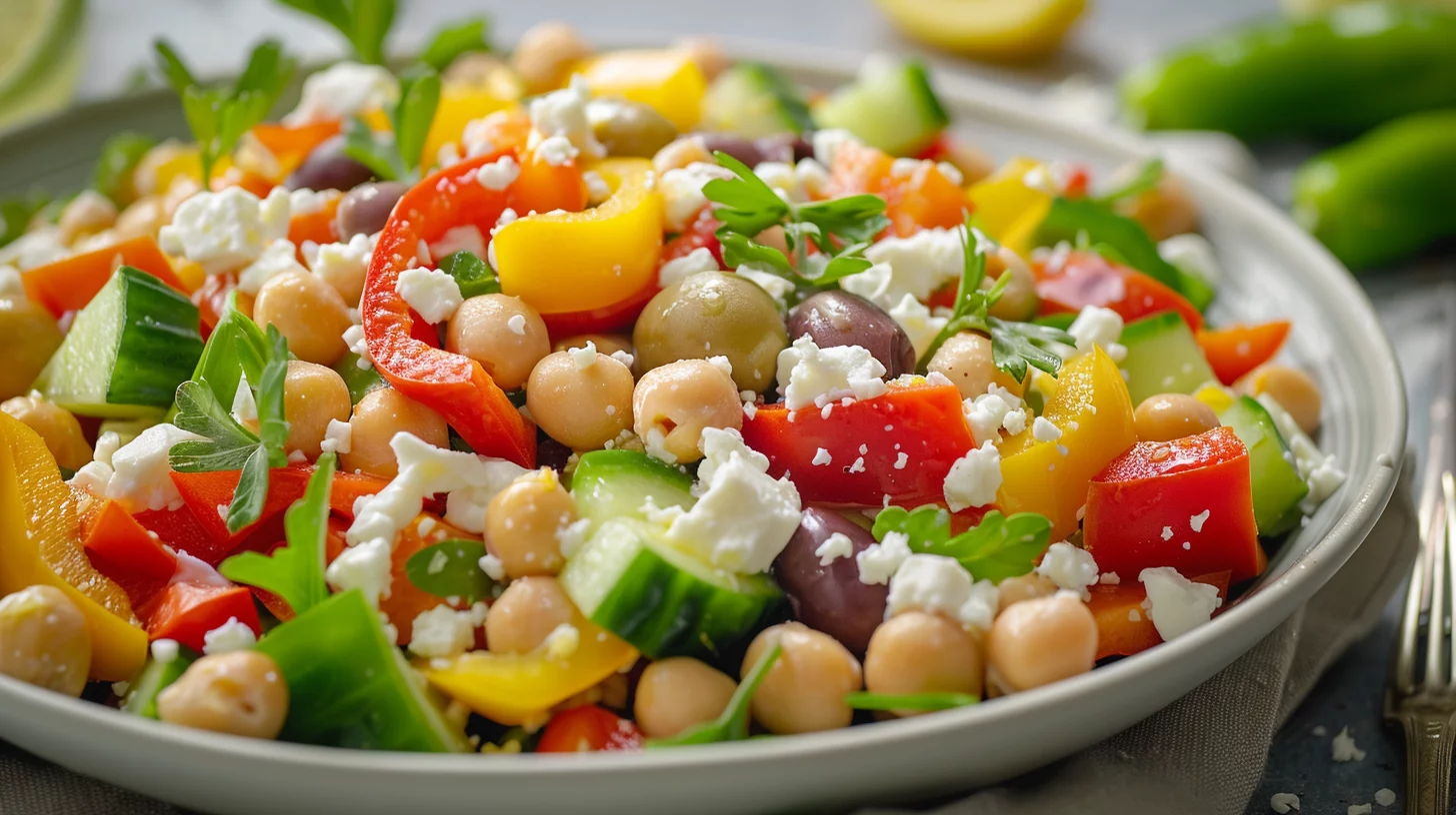 Greek Chickpea Salad