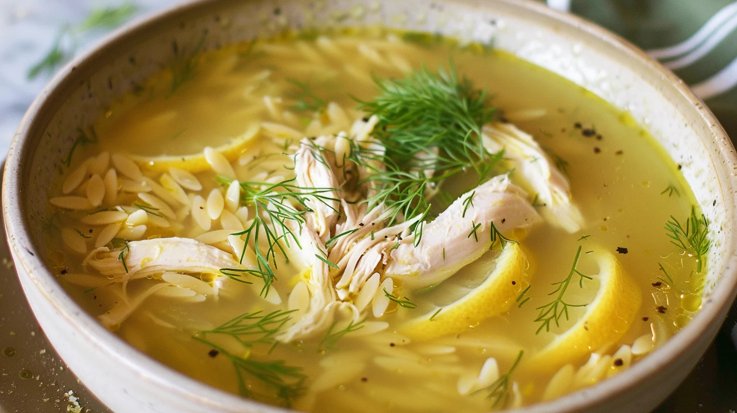 Greek Lemon Chicken Soup