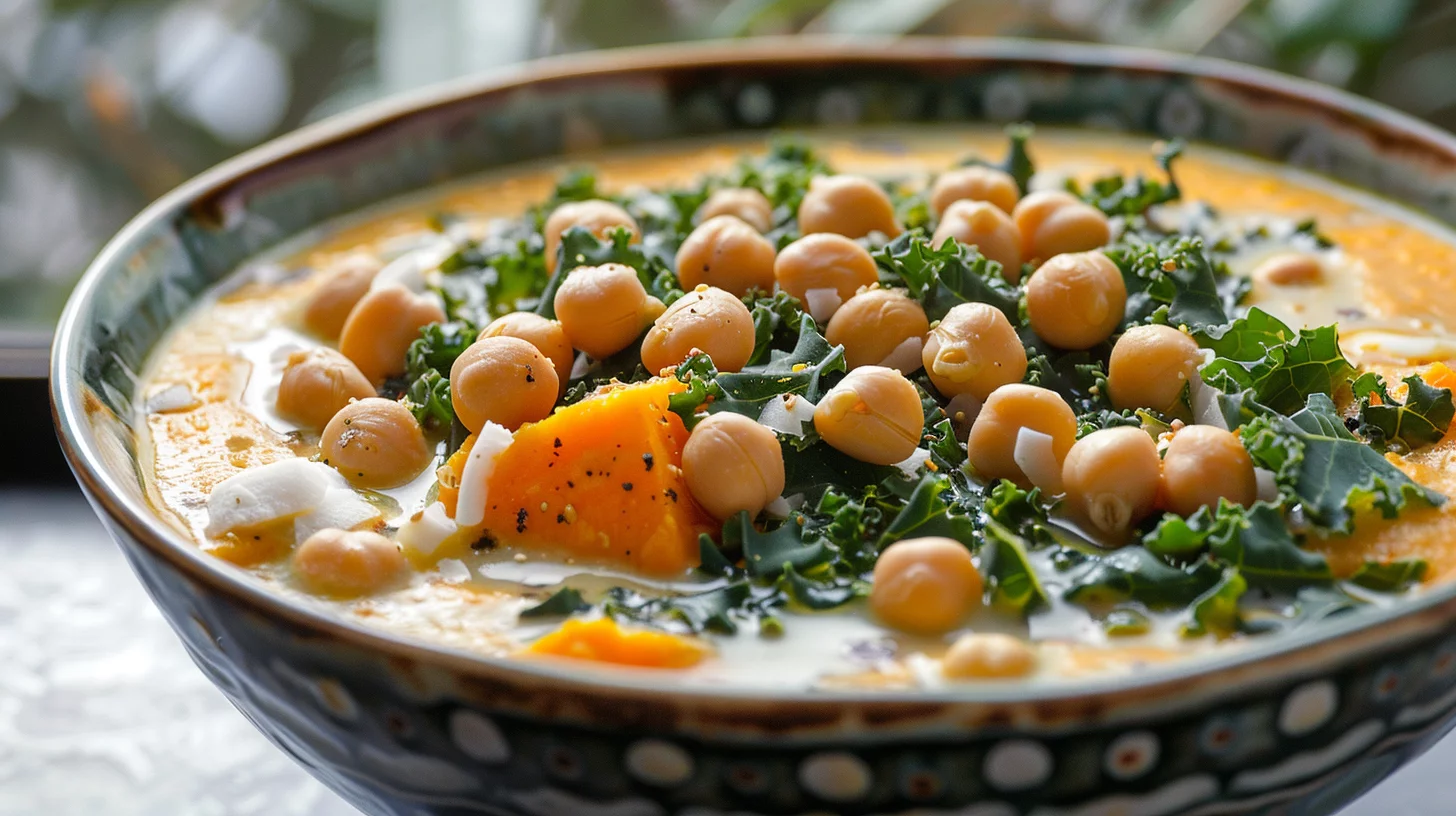 Kale Sweet Potato Soup