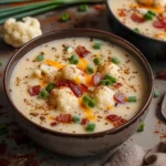 Loaded Cauliflower Soup