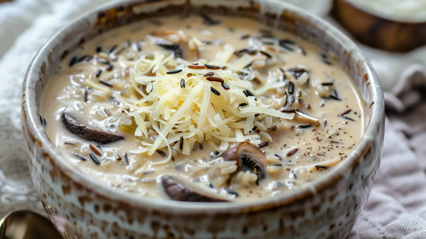 Mushroom Wild Rice Soup
