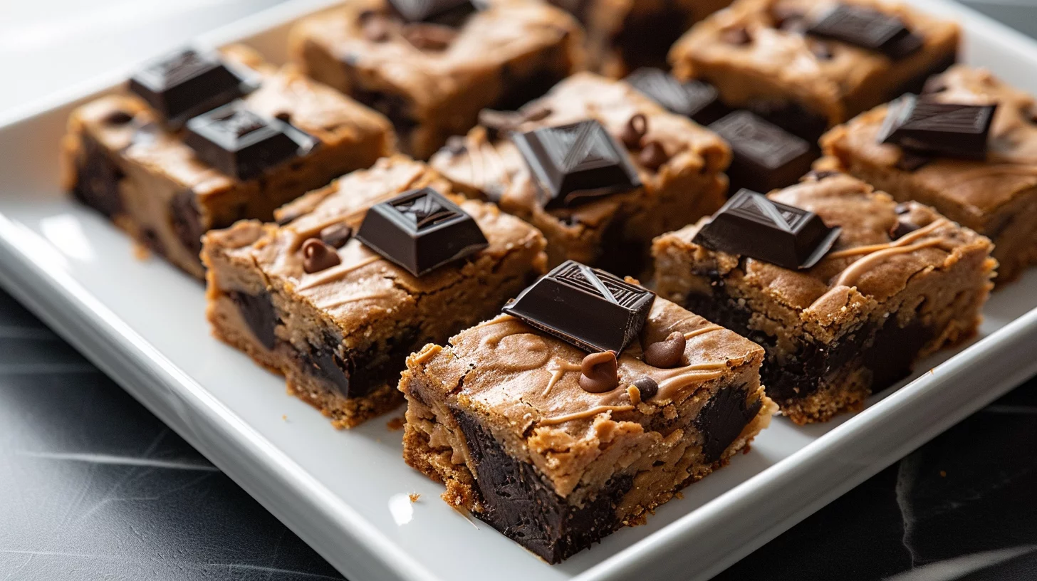 Peanut Butter Blondies