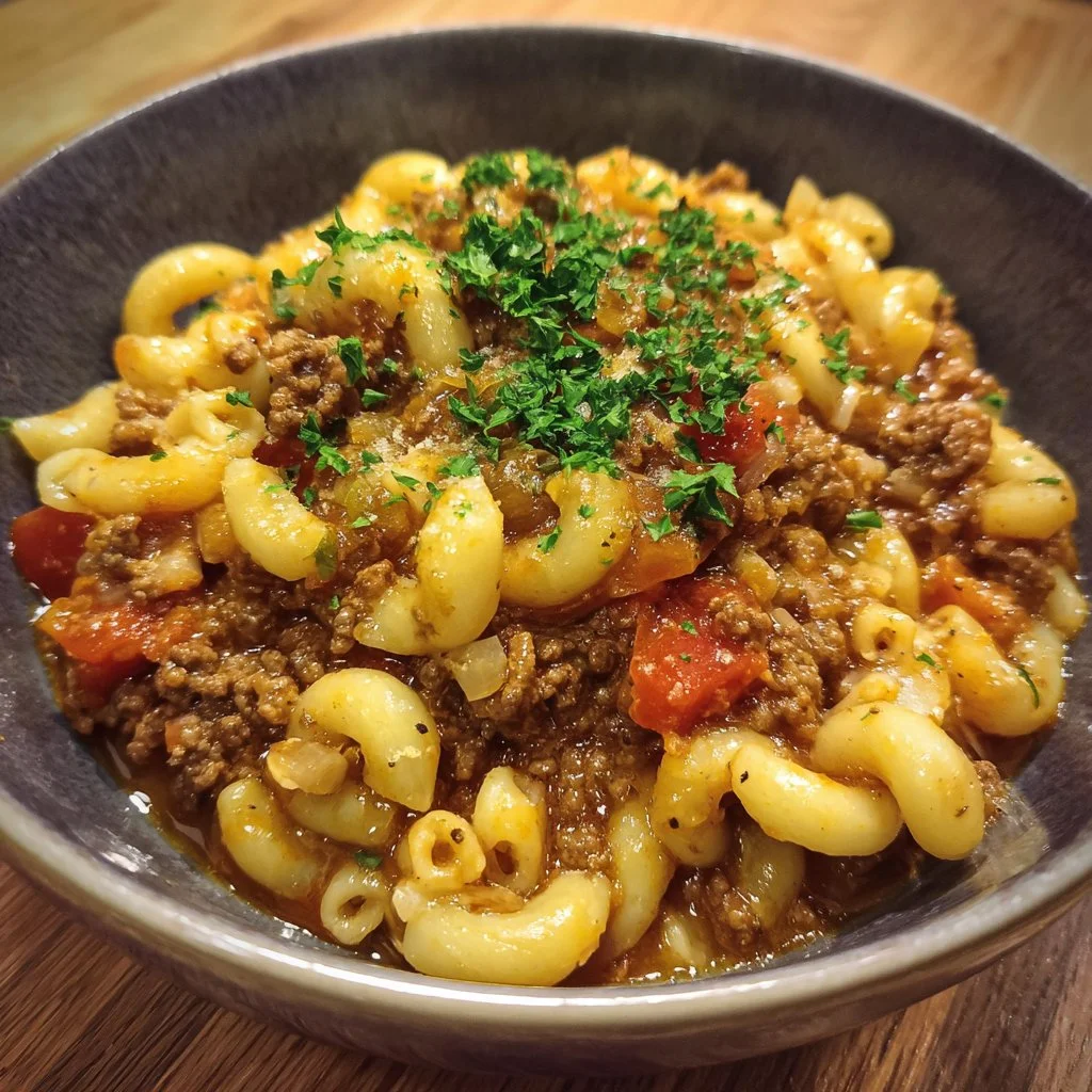 Quick and easy alternative to traditional goulash meal