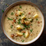 Roasted Garlic Potato Soup