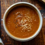 Roasted Red Pepper Sesame Soup