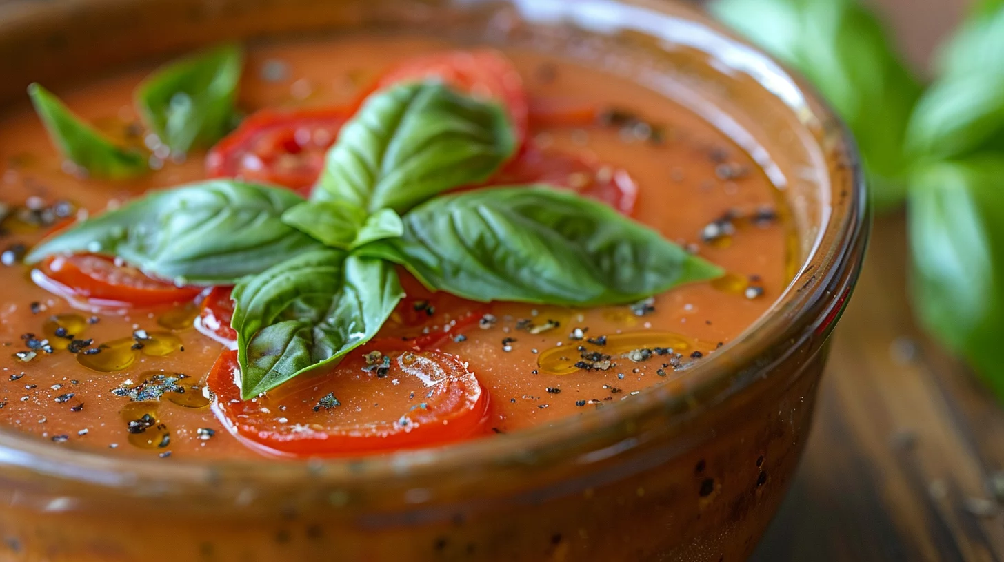 Roasted Tomato Basil Soup