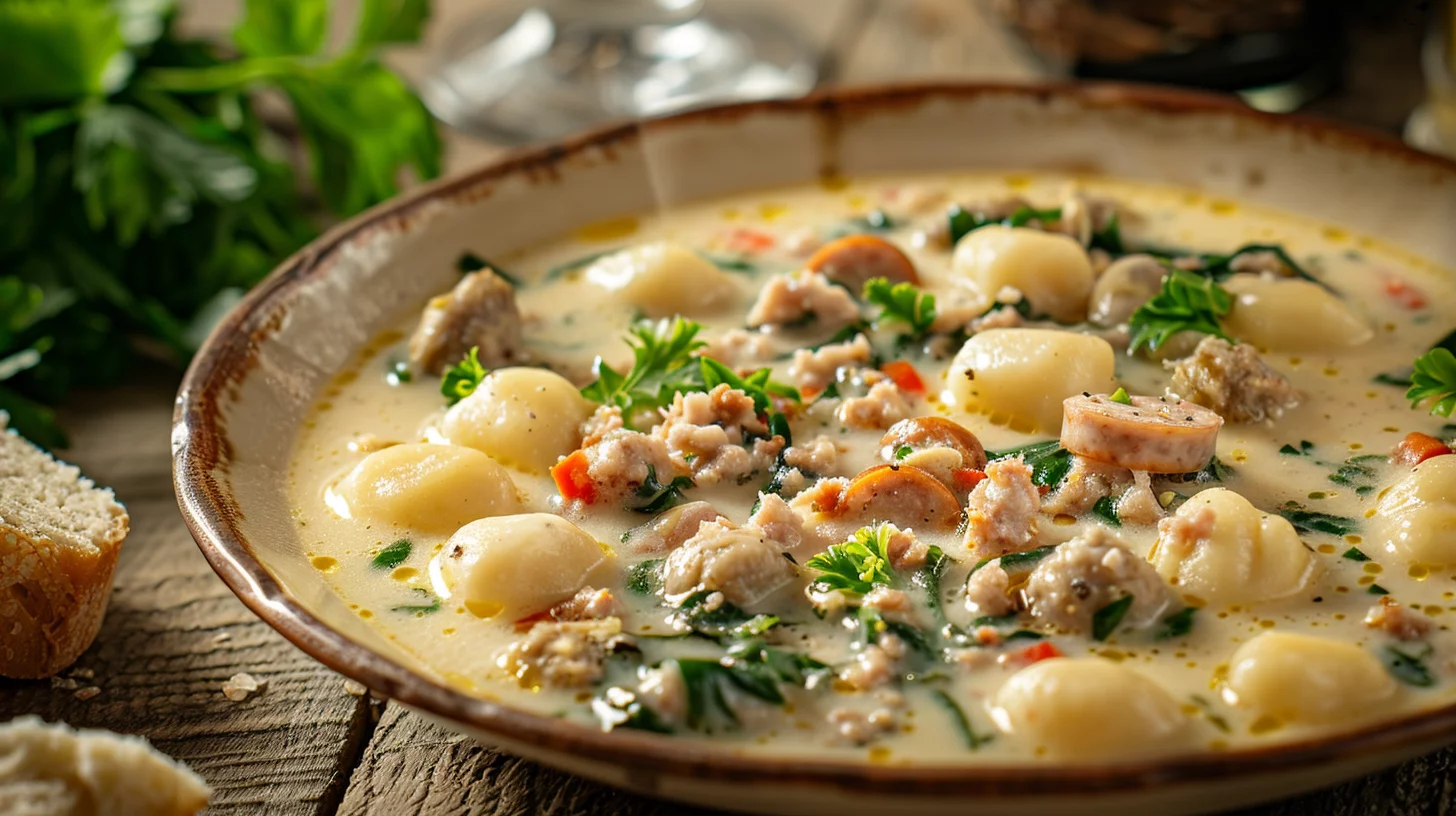 Sausage Gnocchi Soup