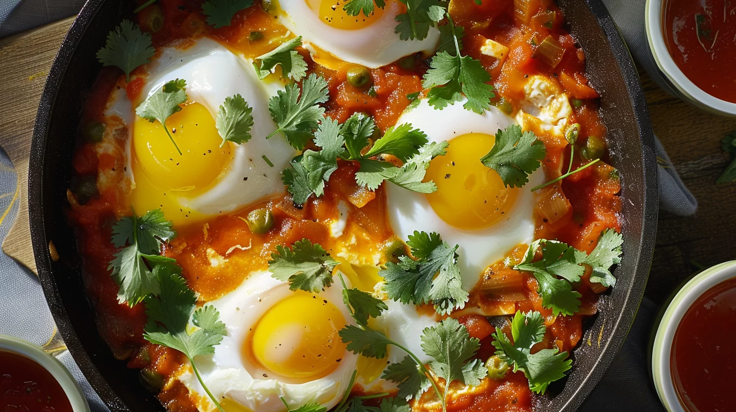 Shakshuka with Poached Eggs
