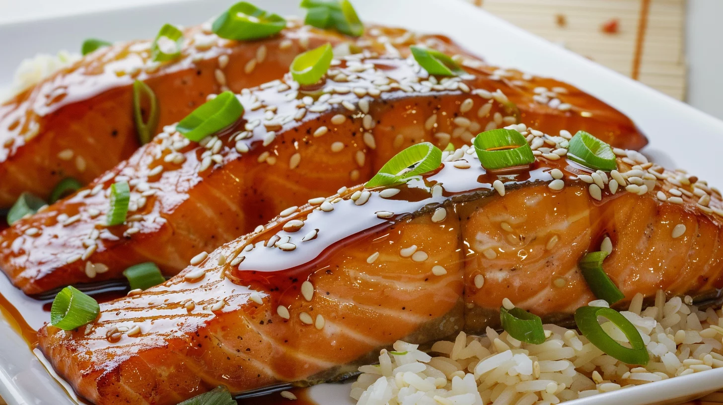 Soy Glazed Salmon Fillets